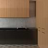 Nabi Subway Arctic Blue 4.5x9 Fluted Ridged Crackled Glossy Glass Tile