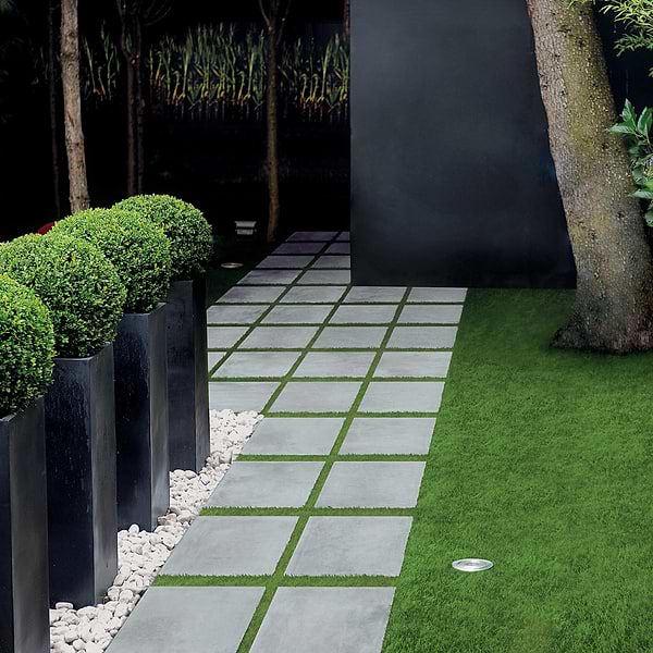 Trail Portland Gray 24x24 Textured Porcelain 2CM Outdoor Paver