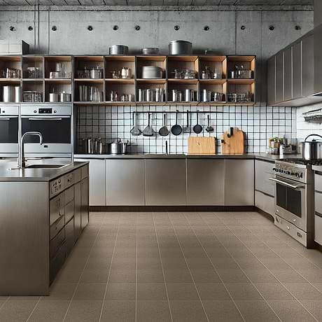 Elemental Abrasive Gray 6x6 Ceramic Quarry Tile