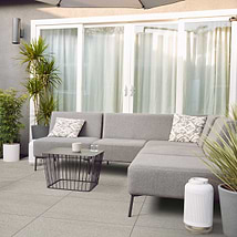 Stellar Gray 24x24 Textured Porcelain 2CM Outdoor Paver