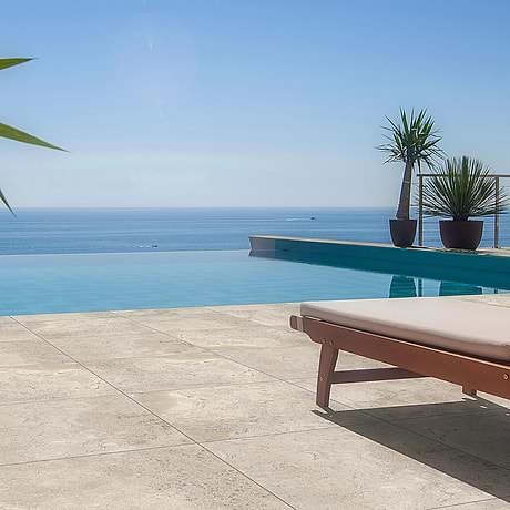 Classic Trevis Beige 12x24 2CM Pool Coping