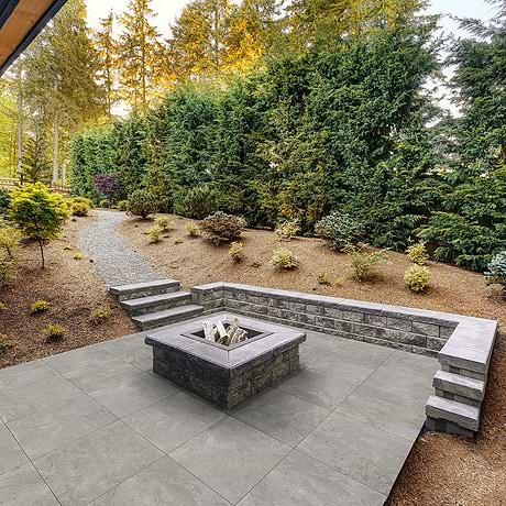 Classic Trevis Gray 24x24 Textured Matte Porcelain 2CM Outdoor Paver