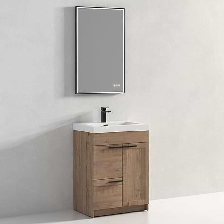 Mona Classic Oak 24'' Vanity with Acrylic Counter
