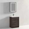 Mona 24" Cali Walnut Vanity And Counter