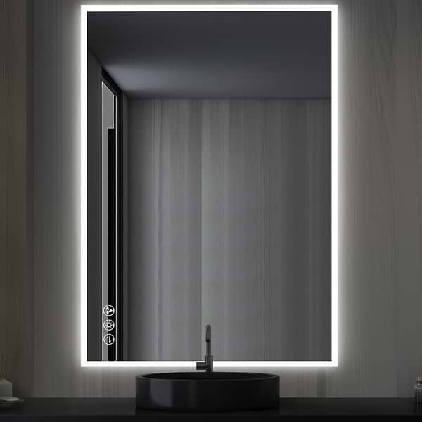 Rige 48x30" Rectangle LED Mirror