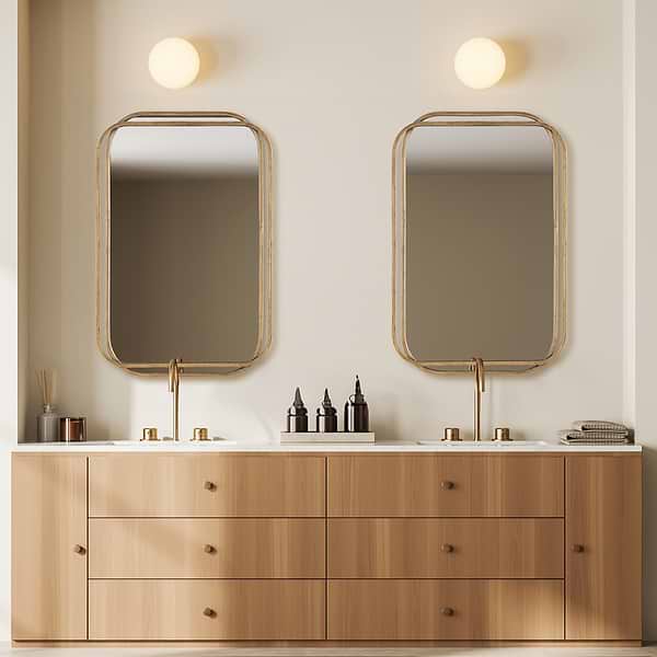 Lloyd Gold 24x36" Rectangle Mirror