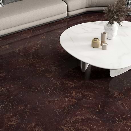 Red Bordeaux 12x24" Polished Marble Tile