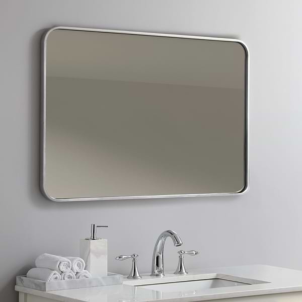 Netta Silver Metal 24x36  Mirror