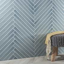 Carolina Sky Blue 2x20 Polished Ceramic Tile Carolina Sky Blue 2x20 Polished Ceramic Tile