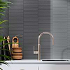 Charlotte Moon Gray 3x10 Textured Matte Ceramic Subway Tile