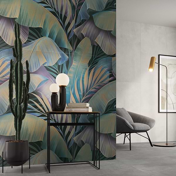 Monet Temptation Multicolor 24x48 Artisan Decor Matte Porcelain Wall Tile