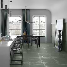 Angela Harris Flatiron Aquamarine 12x24 Matte Porcelain Tile