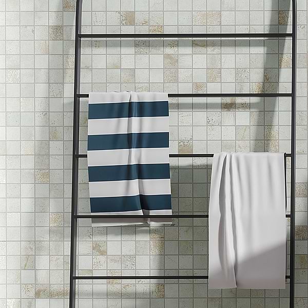 Angela Harris Flatiron White 2x2 Matte Porcelain Mosaic