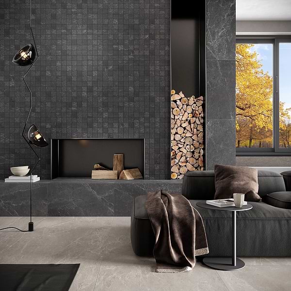 ZenTech Graphite Gray 2x2 Matte Porcelain Mosaic Tile
