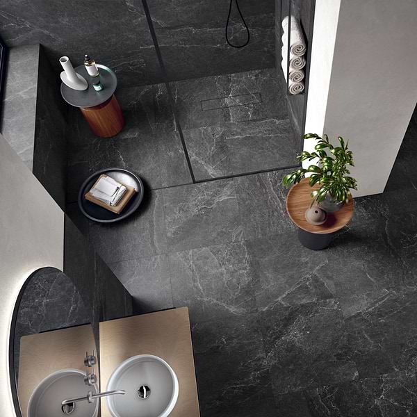 ZenTech Graphite Gray 36x36 Matte Porcelain Tile