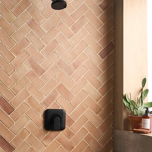 Terra Villa Sand Beige 2x6 Matte Presealed Genuine Terracotta Tile