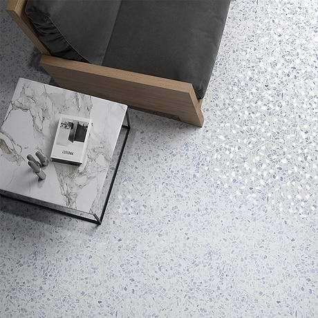 Terrazzo Hex Blue 9