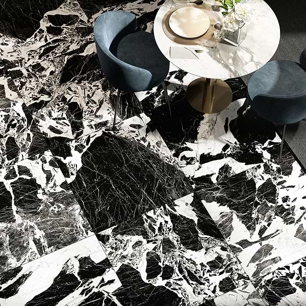 Valiant Black Antique 30x30 Matte Porcelain Tile