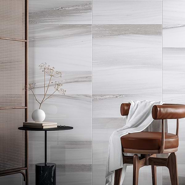 Everest Gray 8x24 Polished Ceramic Tile