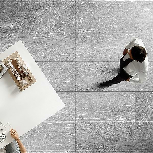 FusionTech Stockholm Greige 24x48 Matte Porcelain Tile