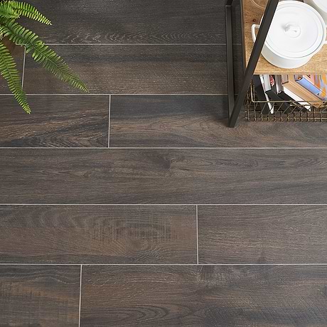 Silkwood Brown 8x48 Matte Porcelain Wood Look Tile