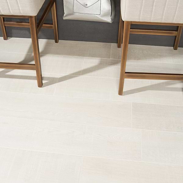 Silkwood White 8x48 Matte Porcelain Wood Look Tile