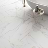 Minera Aurora Gold 48x48 Polished Porcelain Tile; in White, Gold and Gray Veining Porcelain; for Backsplash, Bathroom Floor, Bathroom Wall, Floor Tile, Kitchen Floor, Kitchen Wall, Outdoor Wall, Pool Tile, Shower Wall, Wall Tile; in Style Ideas Contemporary, Modern, Transitional