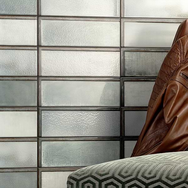 Diesel Industrial Glass Green Ceramic Wall Tile