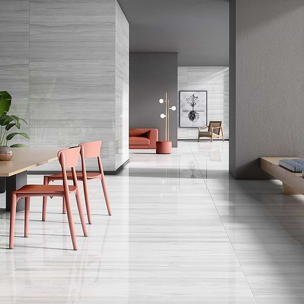 DreamStone Luminus White 24x48 Polished Porcelain Tile