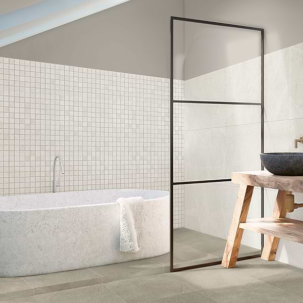 New Rock Tortora Beige 48x48 Matte Porcelain Tile in Taupe, View 7, open zoomed image