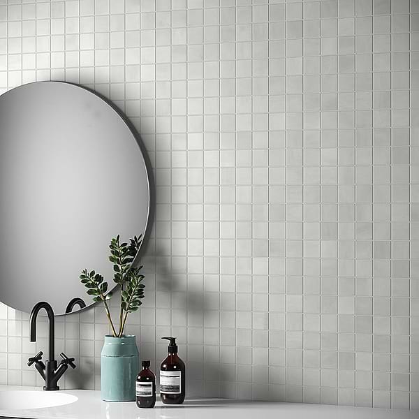 Clay Delight Gray 2x2 Matte Porcelain Mosaic
