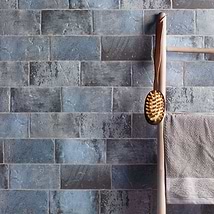 Parma Brick Denim Blue 4x8 Terracotta Look Matte Ceramic Tile 