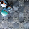 Parma The Denim Blue Matte Star and Denim Blue Matte Cross 6" Terracotta Look Porcelain Tile; in Blue Porcelain; for Backsplash, Bathroom Floor, Bathroom Wall, Commercial Floor, Floor Tile, Kitchen Floor, Kitchen Wall, Outdoor Floor, Outdoor Wall, Pool Tile, Shower Floor, Shower Wall, Wall Tile; in Style Ideas Craftsman, Mediterranean, Mid Century, Traditional; released 2025; new, trends