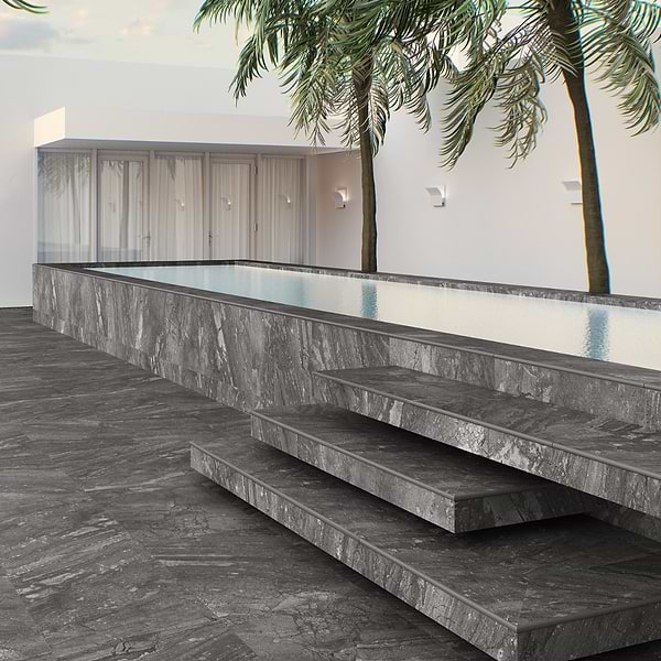 Santo Earth Brown 12x36 Matte Porcelain 2CM Pool Coping