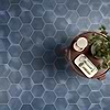 Sasha Hex Chiazza Marino 6" Matte Porcelain Hexagon Tile