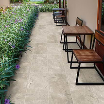 Classic Trevis Beige 16x32 Textured Matte Porcelain 2CM Outdoor Paver