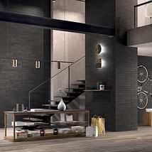 Brick Urbana Nero 3x12 Matte Porcelain Brick Look Tile