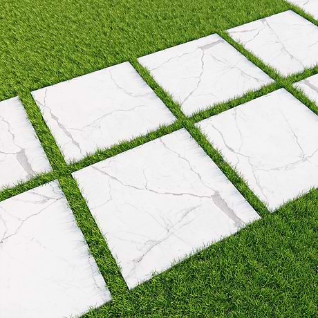 Paleo Calacatta Pearl 24x24 Matte Porcelain 2CM Outdoor Paver