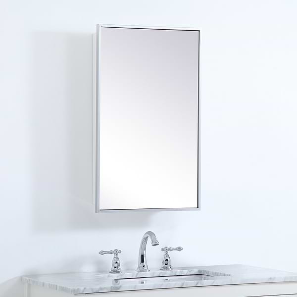 Oraya Silver 17x28" Medicine Cabinet