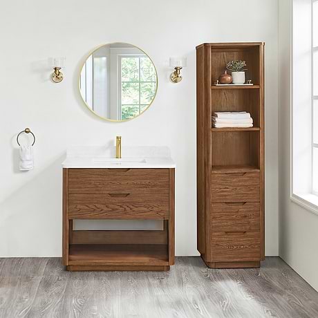 Salma Weathered Brown Oak 36