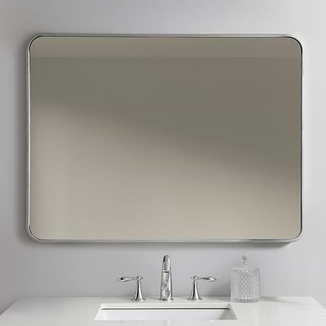 Netta Silver Metal 30x40  Mirror