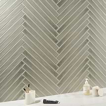 Carolina Moss Gray 2x20 Polished Ceramic Wall Tile Carolina Moss Gray 2x20 Polished Ceramic Wall Tile
