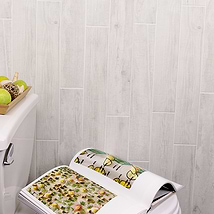 Copse White 4x24 Matte Porcelain Wood Look Tile