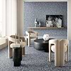 Kobe Flakes Ocean Blue 24x24 Terrazzo Look Matte Porcelain Tile