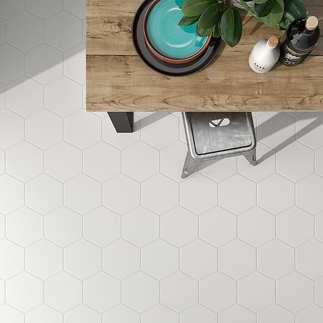 Symetro Hexagon White 10