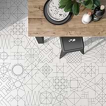 Dexter Super White 9x9 Matte Porcelain Tile