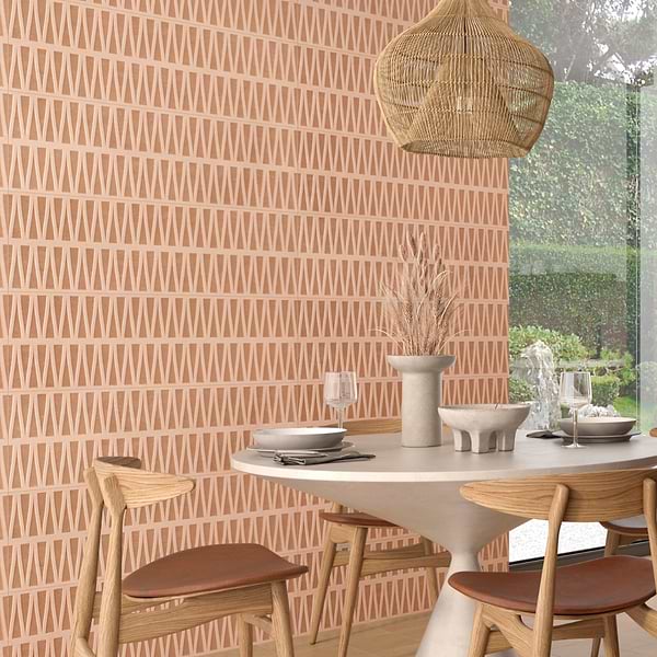 Terramay Deco Terracotta 12x36 3D Mixed Finish Ceramic Tile