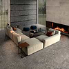 Rizo Antracite Dark Gray 24x24 Terrazzo Look Semi-Polished Porcelain Tile; in Dark Gray Porcelain; for Backsplash, Bathroom Floor, Bathroom Wall, Commercial Floor, Floor Tile, Kitchen Floor, Kitchen Wall, Outdoor Floor, Outdoor Wall, Shower Wall, Wall Tile; in Style Ideas Craftsman, Industrial, Modern, Rustic