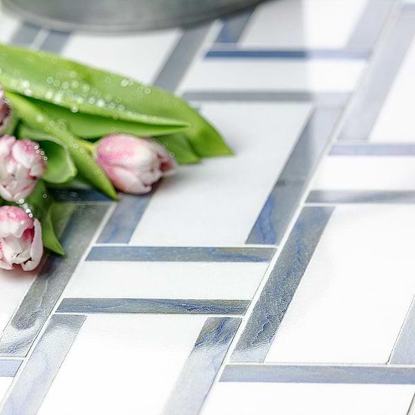 Esplanade Winter Lake Marble Tile