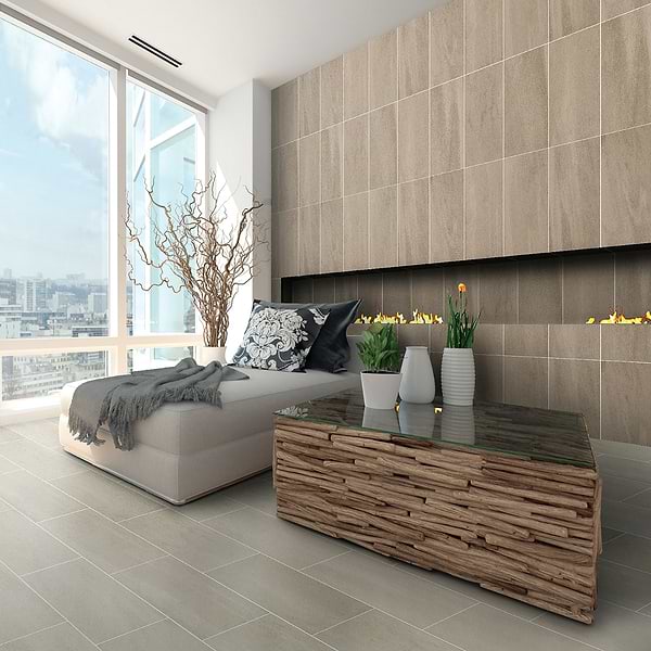 Karo Taupe 18x36 Matte Porcelain Tile